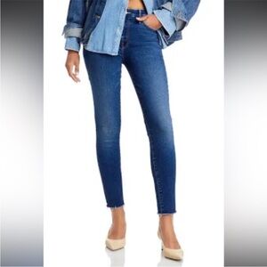 Mother the Looker Ankle Girl Crush Women's Dark Blue Jeans size 24 EUC